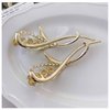 2 PCS Bellflower Hair Claw Clips, Vintage Non Slip Twist Hair Barrette Claw Clamp Hair Styling Accessories for Women Ladies