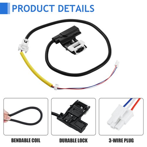 W11307244 W10682535 Washer Lid Lock Switch - For Whirlpool Maytag Amana Latch Washing Machine Assembly With W10838613vp W10838613 W11253733