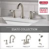 Esato Spring Loaded Toilet Paper Holder in Spotshield Brushed Nickel