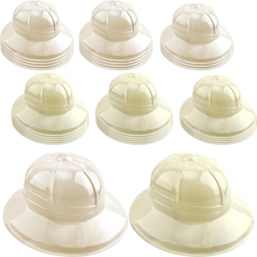 Cotiny 24 Pieces Kids Safari Hats Plastic Exploration Hat Jungle Party Adventure Hats for Girls B...