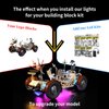Kyglaring LED Lighting Kit for Lego NASA Apollo Lunar Roving Vehicle Model Set, Compatible with Lego Artemis 42182,Lego Sets Not Included(Classic Version)