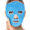 candyfouse Ice Pack Cold Face, Eye Masks Reduce Face Puff, Dark Circles, Reusable Cold Hot Gel Face Eye Mask, Suitable for Women Facial SPA, Ice Face Mask for Sleeping, Headaches (Blue Updated)