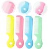 4Pcs Newborn Hair Comb Baby Comb Round Teeth Combs Wide Tooth Hair detangler for Toddler Pocket Hair Comb Baby and Child Care Products Health and Household