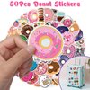 KELENO 98 Donut Party Favors Two Sweet Birthday Party Supplies for Girls Kids Straw Bubble Silicone Bracelet Keychain Sticker Donut Themed Toy Gift Goodie Bag Stuffer Candyland Party Favors
