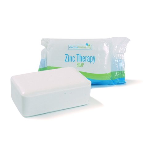 Dermaharmony Set of 2 2% Pyrithione Zinc (ZnP) Bar Soap 4 oz - Crafted for Those with Skin Conditions - Seborrheic Dermatitis, Dandruff, etc.