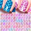 TailaiMei 144 Pieces 72 Designs Nail Vinyls Stencil Sticker Set for Nail Art Decal, 24 Sheets Reusable DIY Hollow Nail Art Supplies