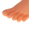 Anself PVC Mannequin Foot Nail Art Foot Practice Model Fleshcolor Color