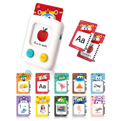 Super Wings Toddler Flash Cards, 106 Words Flash Cards for Toddlers 3-5, 10 Themes Kids Educational Toys, Preschool Learning Flash Cards for Toddlers 3-5 Years, Early Learning Toys for Boys Girls