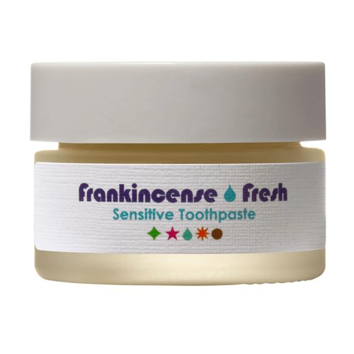 Living Libations - Organic Frankincense Fresh Sensitive Toothpaste | Natural, Wildcrafted Clean Beauty (0.5 oz | 15 mL)
