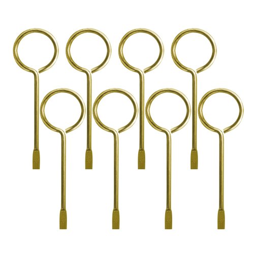 Interior Bedroom Bathroom Door Emergency Key, Key Pin for Interior Privacy Door Lock Compatible - 8 Pack