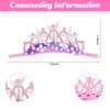 GAFATORY Pink Baby Elastic Headband with Pearl Seashell Starfish Headbands with Veil Fishtails Soft Headwrap Newborn Hair Band Children Hair Accessories