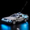 YEABRICKS LED Light Kit for Lego - Creator Expert Back to The Future Time Machine Building Blocks Model, LED Light Set Compatible with 10300(Lego Set NOT Included)
