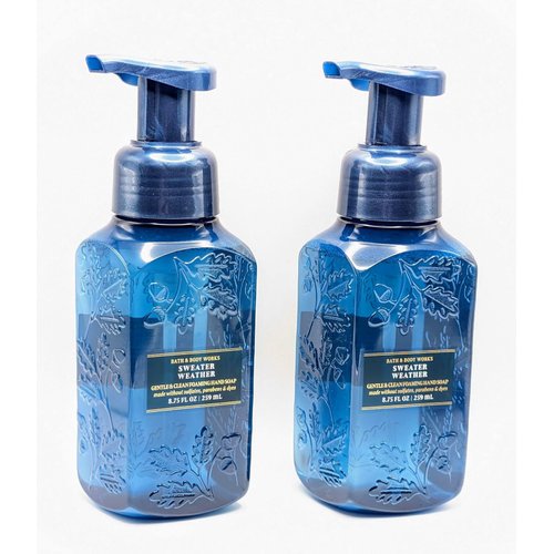Sweater Weather Foaming Hand Soap Gentle w Natural Essential Oils Bath and Body 2 pack