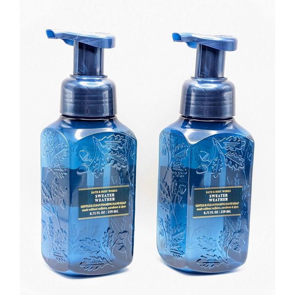 Sweater Weather Foaming Hand Soap Gentle w Natural Essential Oils Bath and Body 2 pack