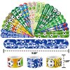 48PCS Soccer Party Favors 24PCS Tattoos 24PCS Slap Bracelets Wristbands Themed Birthdays Party Supplies Decorations Decor Sport Football World Cup Europa Pattern Gifts School Classroom Prize Exchange