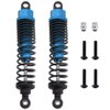(4-Pack) HobbyPark Aluminum Shock Absorber Assembled 166004 Blue for Redcat Shockwave Sandstorm Tornado Epx/PRO S30 Parts