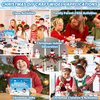 12 Pack Snowman Kit Bulk, Christmas Crafts DIY Snowman Kit, Build a Snowman Winter Christmas Activities Set Indoor, Creative Air Dry Modeling Clay Crafts Kit for Family School Party Favor Supplies