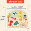 B. toys- Peg Puzzle 2-Pack - Dinos & Farm Animals- Wooden Peg Puzzles- 8 Pieces Each – Classic Toys for Toddlers, Kids – 18 Months +