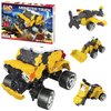 LaQ Hamacron Constructor Monster Truck | 181 Pieces | 5 Models | Age 5+ | Creative, Educational Construction Toy Block | Made in Japan