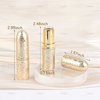 AUEAR, Empty Lip Balm Lipstick Tubes Container Bullet Shape for Lipstick Lip Balm DIY (Gold, 8 Pack)
