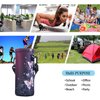 AUPET Water Bottle Carrier,Insulated Neoprene Water Bottle Holder Bag Case Pouch Cover 1000ML or 750ML,Adjustable Shoulder Strap, Great for Stainless Steel and Plastic Bottles