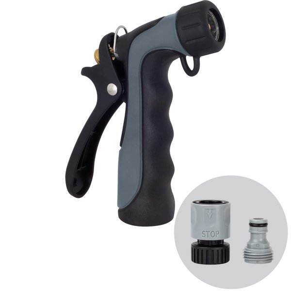 Melnor 65144AMZ Hot Water Nozzle Bundle, Black, Grey