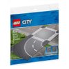 LEGO City Curve and Crossroad 60237 Building Kit (2 Pieces)