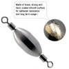 Acekit Quick Set Up Brass Fishing Sinker with Inner Swivel (#5-10pcs)