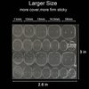 Sawvolker 50 sheet Nail Adhesives Stickers for False Nail Tips,Jelly Nail Glue Double Sided Nail Adhesive for Press on Nails Sticky Tabs Waterproof False Nail Glue Quick Tips Nail Tabs