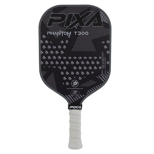 PIXA Phantom T-300 Carbon Fiber16mm Pickleball Paddle; High Grit/Friction Surface; Max Power/Control/Spin; Beginner Racket/Intermediate Racquet Great Gift!
