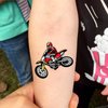 8 Sheets Dirt Bike Temporary Tattoos Stickers Racing Motocross Themed Birthday Party Supplies Motorcycle Party Decorations Dirt Bike Party Favors for Kids Boys Girls Gifts Party Game School Prizes