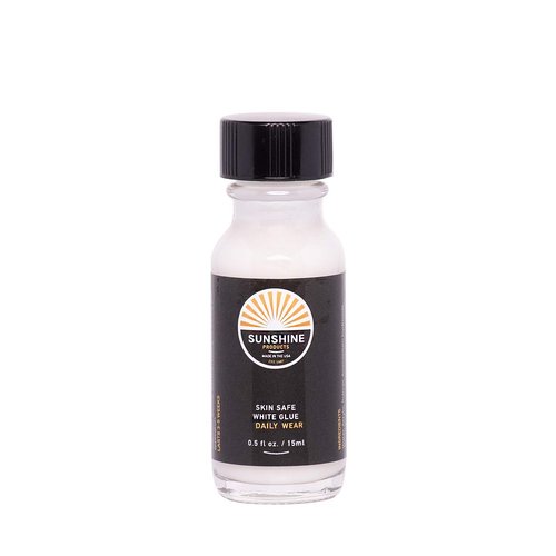 Sunshine Bond White Glue Hair Replacement Adhesive - Daily Hold for Poly and Lace Hairpiece, Wig, Toupee Systems - Invisible, Waterproof Bonding Glue