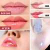 Lip Glow Oil Moisturizing Lip Balm,Plump Lip Gloss Lip Care Clear Lip Oil Tinted,Hydrating Lip Glow Oil Gloss Transparent Plumping Glass Lip Glow Oil Fresh Texture,Set of 6