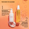 Josie Maran Argan Milk Clean Skin Niacinamide Cleanser - Creamy Face Wash & Makeup Remover - Hydrate Skin While Dissolving Makeup & Impurities (4 Fl Oz)