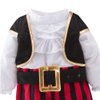 LXKIKMM May's Baby Boys Captain Infant Costumes Cap Stinker Pirate Costume 4pcs Set