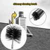 Stanbroil 6 Inch Round Chimney Cleaning Brush with 1/4" NPT Fitting for Insulated Chimneys, Stainless Steel or Metal Stove Pipes- Works with Most Chimney Rod Sets