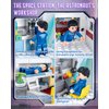 City Space Station Building Set, Space Rocket Science Lab Building Kit with 4 Astronaut Minifigures, STEM Gift Toys for Boys 6-12, Compatible with Lego Space Shuttle, 502 PCS