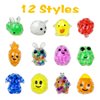 Anditoy 24 PCS Easter Mini Stress Balls Squishies Stress Relief Toys for Easter Basket Stuffers Egg Fillers Gifts Party Favors