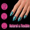 SITELENABY Medium Almond Nail Tips, Pre-shaped Half Cover Matte Acrylic Gel Kit False Nail Tip 300pcs,No C 12 Sizes Acrylic Press On Nails Tips (Medium half cover almond 300pcs)