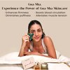 Rena Chris Gua Sha Facial Tools, Natural Jade Stone Guasha, Manual Massage Sticks for Jawline Sculpting and Puffiness Reducing, Scraping Massage Tool, Skin-Care Tool (Green)