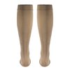 Truform Women's Compression Stockings, 20-30 mmHg, Knee High Length, Open Toe, Opaque, Beige, Medium