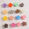 Drnytunk Mini Matte Claw Hair Clips for Women, 16Pcs Tiny Flower Clips for Thin/Thick Hair, Strong Hold Non Slip Hair Accessories