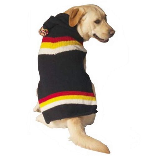 Chilly Dog Retro Ski Bum Hoodie Dog Sweater, XX-Small