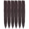 Mayloss 6 Packs/Lot (14/18/24/30) inch 1cm 20 Strands/Pack Thin 3X Box Braid Crochet Hair Extensionin Diameter 3X Synthetic Braid Hair Extensions Crochet Braids Hair Color(18Inch 33)