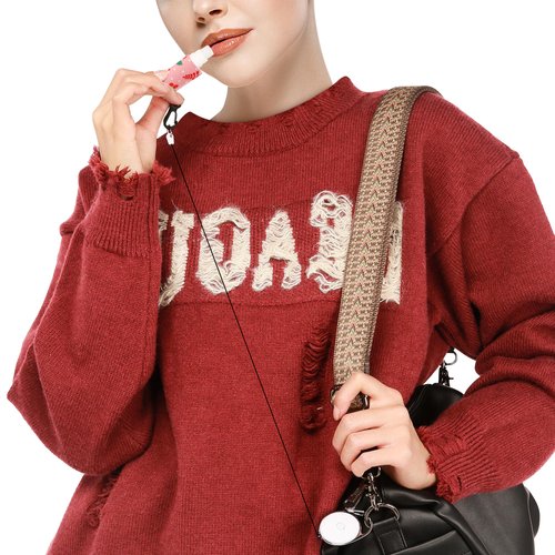 Likesing Keychain Chapstick Holder, Lip Balm Holder Lipstick Sleeve Pouch with Clip On, Elastic Lip Gloss Gifts for Friends (Plants, 3pcs)