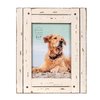 Prinz Homestead 5x7 Antique White Picture Frame, Distressed Wood Photo Frames, Two-Way Easel, Tabletop or Wall-Mounted