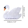 Cute Swan Hair Clip,Acetate Claw Clips,Hair Clips for Women,White