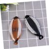 FRCOLOR Hair Clip for Women Small Banana Clips for Thin Hair Curly Hair Crystal Pearl Ponytail Clip Banana Claw Clip 2pcs