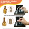 Bottle Cutter, Genround Upgrade 2.1 Glass Bottle Cutter Machine for Round, Square and Oval Bottle Cutting | Cut Bottle From Neck To Bottom | Glass Cutter Bottle Cutting Tool For DIY Projects