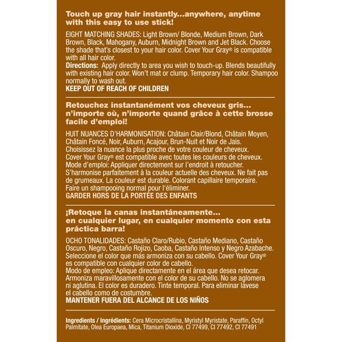 Cover Your Gray Hair Color Touch-Up Stick - Mahagony